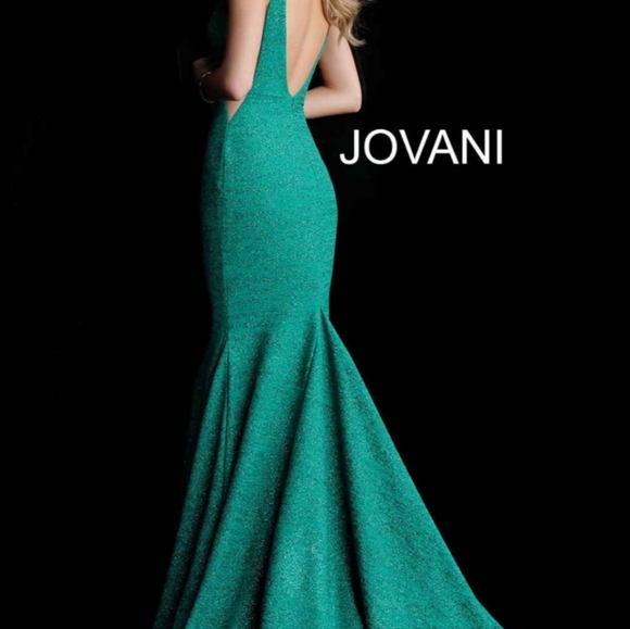 NEW Jovani Prom or Pageant Gown in Jade- - Picture 2 of 6